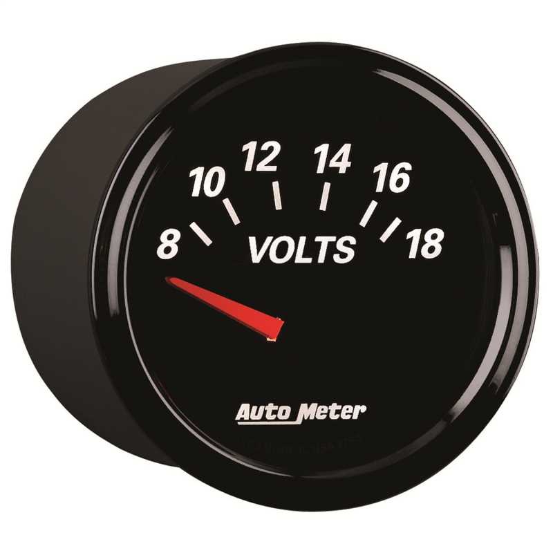 Designer Black II™ Voltmeter Gauge 1293